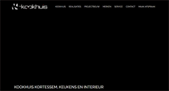 Desktop Screenshot of kookhuis.be